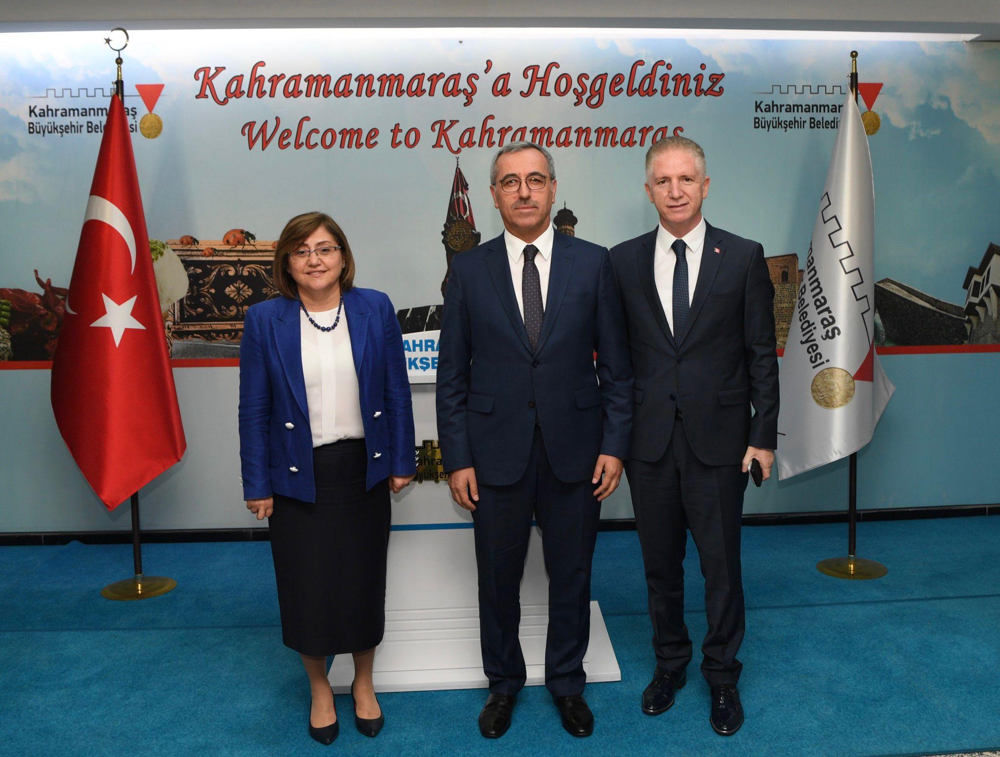 Gaziantep Valisi ve Başkanı Kahramanmaraş'ta