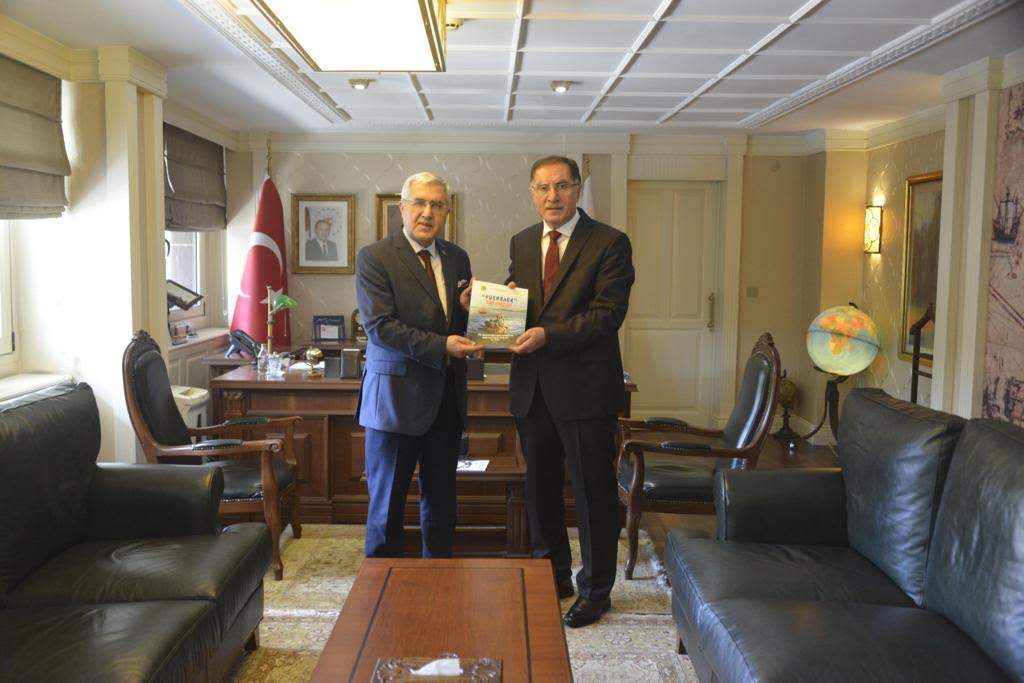 Rektör Can, Kamu Başdenetçisi Şeref Malkoç’u Ziyaret Etti