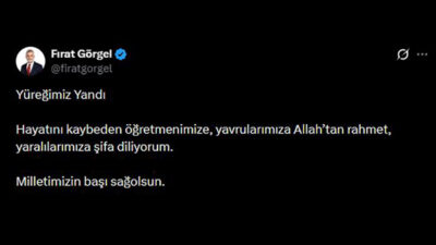 Başkan Görgel, “Yüreğimiz Yandı, Milletimizin Başı Sağ Olsun” Kahramanmaraş’ın Onikişubat