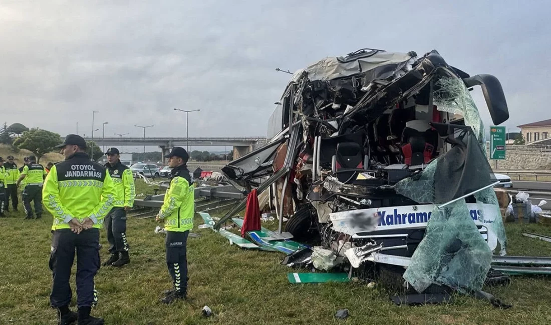 Kahramanmaraş’tan yola çıkan 46 DC 111 plakalı yolcu otobüsü, Anadolu